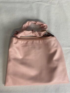 Soft Pink Scrunch Handle Tote Bag - Women